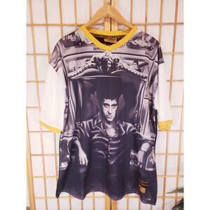 Scarface Clothing Company Tony Montana Vented Polyester Shirt - Mens XL
